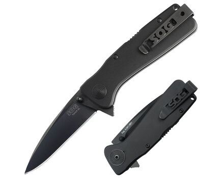 Купите полуавтоматический складной нож SOG Twitch XL Black TiNi TWI21 в Ростове-на-Дону в нашем интернет-магазине