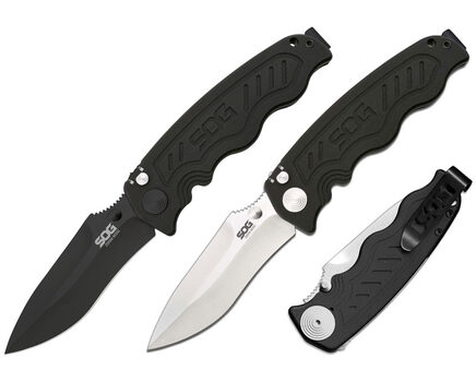Купите полуавтоматический складной нож SOG Zoom Mini Satin и Black TiNi (ZM1001 - ZM1002) в Ростове-на-Дону в нашем интернет-магазине
