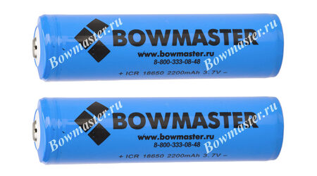 купите Литий-ионный аккумулятор с защитой BowMaster 18650 2400 mAh (2 шт.) в Ростове-на-Дону