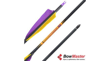 купите Стрела для лука Bowmaster Stinger натуральное оперение 5'' Shield (Боумастер Стингер) в Ростове-на-Дону