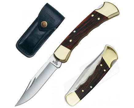 Купите складной нож Buck 110 Folding Hunter с выемками под пальцы 420HC 0110BRSFG в Ростове-на-Дону в нашем интернет-магазине