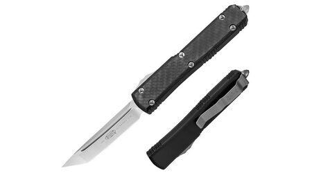 купите Автоматический выкидной нож Microtech Ultratech Tanto Contoured Chassis Carbon Fiber / 123-4CF в Ростове-на-Дону