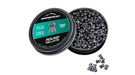 купите Свинцовые пульки для пневматики SnowPeak Round калибр 4.5 мм в Ростове-на-Дону
