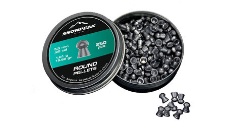 купите Свинцовые пульки для пневматики SnowPeak Round калибр 5.5 мм в Ростове-на-Дону
