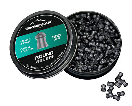 Купите cвинцовые пульки для пневматики SnowPeak Round Heavy калибр 4.5 мм в Ростове-на-Дону в нашем магазине