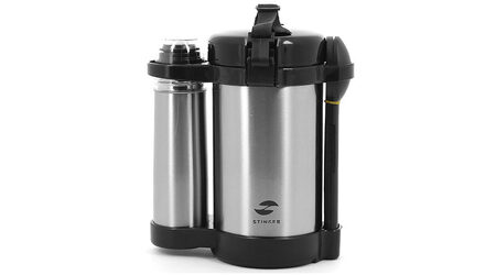 купите Термос суповой 1,5 л на 3 контейнера и мини-термос на 250 мл Stinger HY-LB408-1 в Ростове-на-Дону