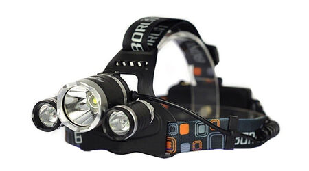 купите Светодиодный налобный фонарь Boruit HL-6633 (Cree XML T6 + 2 Q5) 1800 люмен в Ростове-на-Дону